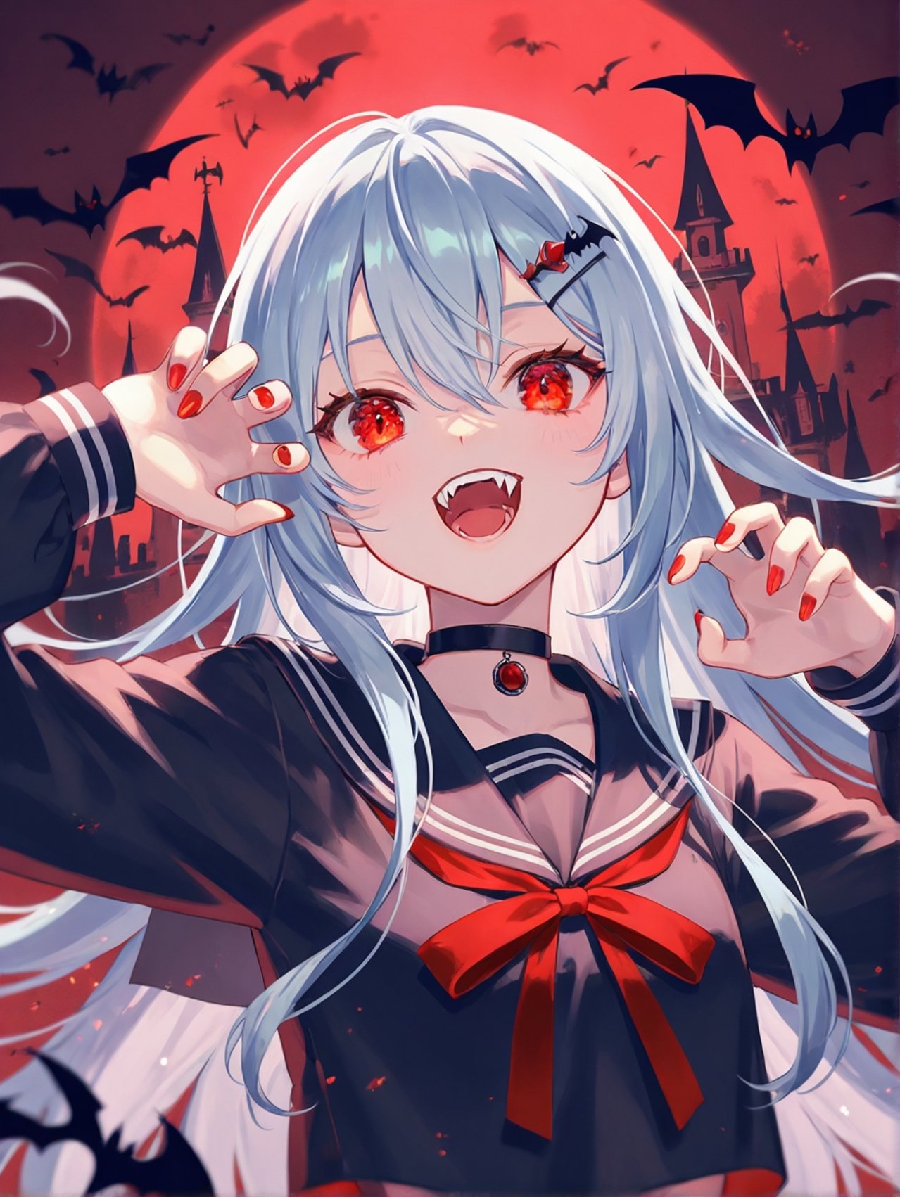 吸血鬼 — 雫奈  低浮さんのAIイラスト