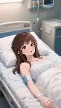 病室の美少女