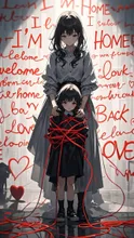 「ただいま × おかえり — 愛と怒りの往復」 — SUPP419742144さんのAIイラスト