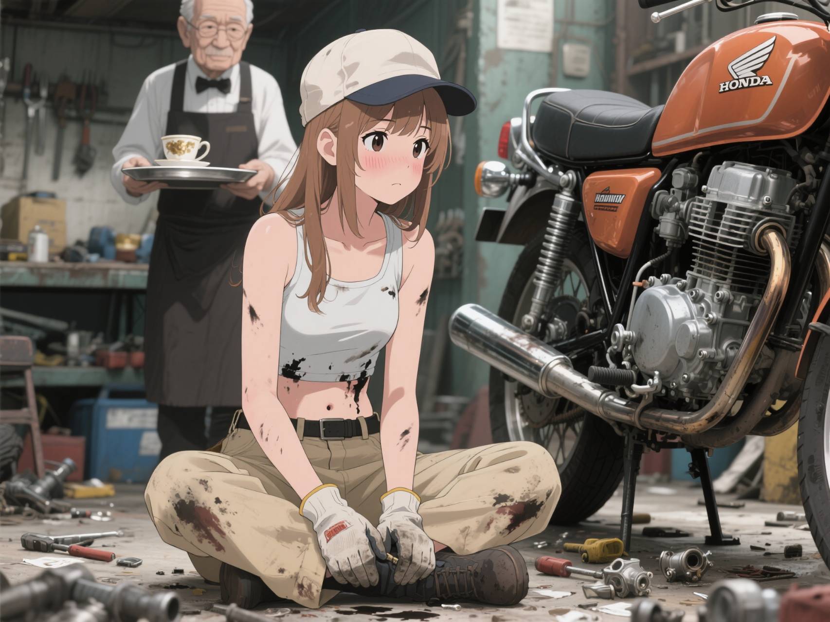 女の子は自分をお嬢様だとはおもってない。普段から誰にでも、気さくに話し掛けてる16歳。でも、ホントは