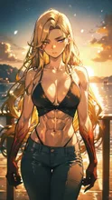 金髪マッチョ