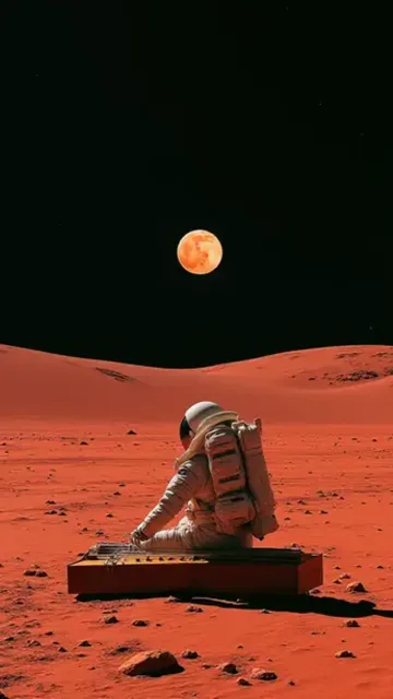 - "As Martian winds brush the strings, Earth composes the so…