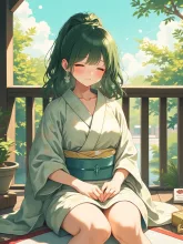 にっこり笑顔