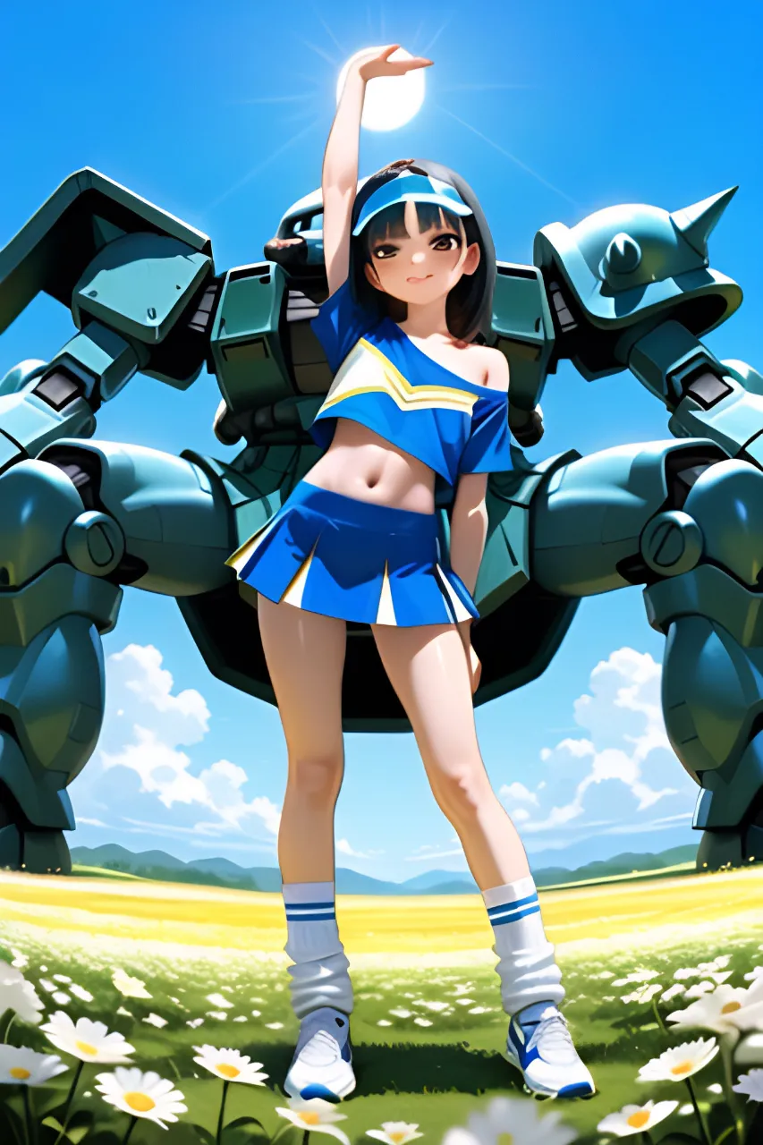 今日を頑張ってる人も、今日は頑張ってない人も、みんなまとめて応援したい、ザクとチアガール！…黒