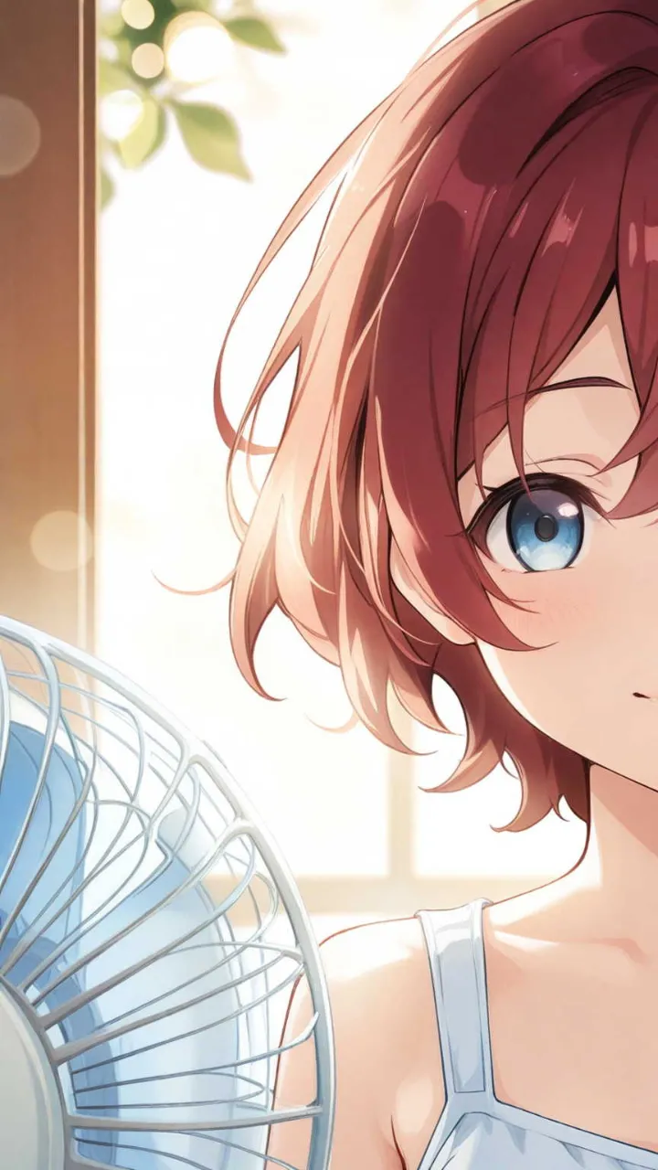 星降る放課後の教室・おさげの少女