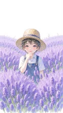 富良野の少年 — アシタバさんのAIイラスト