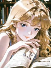 栞をはさむ指·読みかけのページに の投稿作品