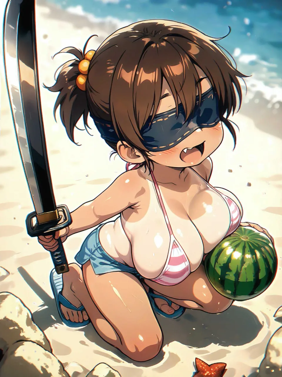 どこだぁ?!スイカぁ!!