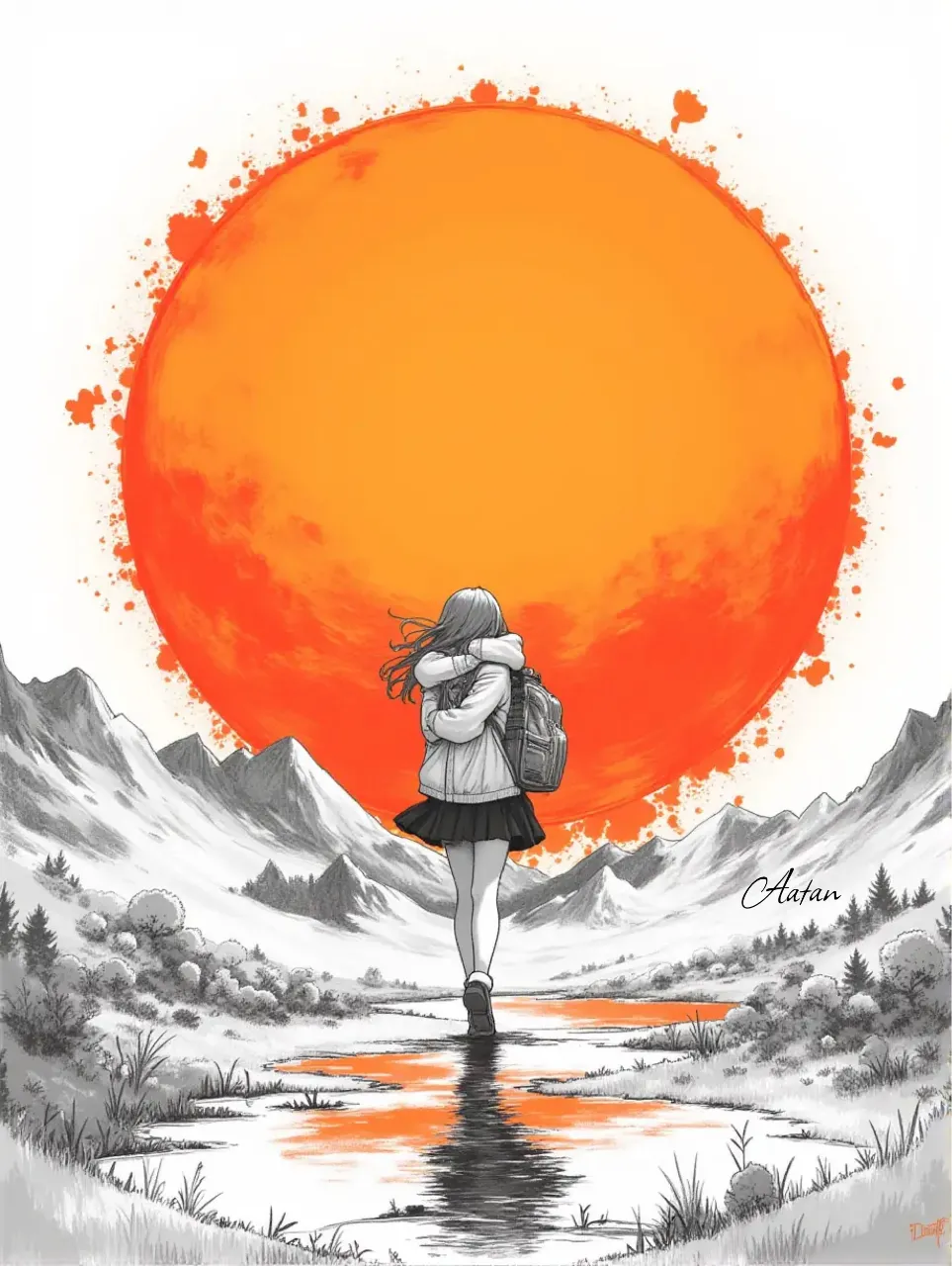 抱擁 — 亜婭TANさんのAIイラスト