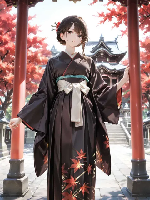きちんとした服装 - 姫路城の擬人化