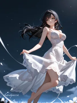浮遊する心地良さ｜AIイラスト無料生成 - SUPPART
