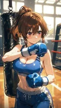 ボクサー美少女·汗と闘志、リングの華 の投稿作品