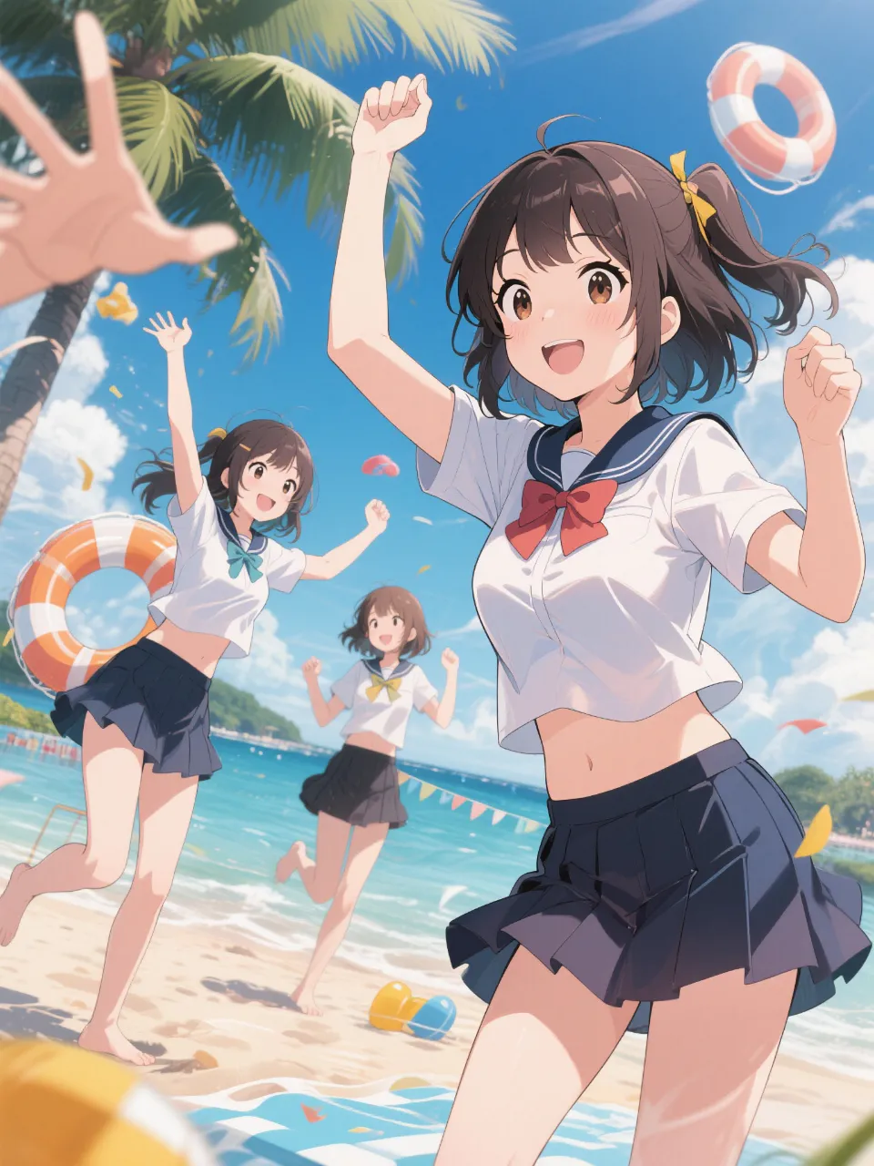 夏はやっぱり海よねー