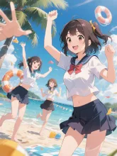 夏はやっぱり海よねー
