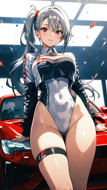 銀のレースクイーン