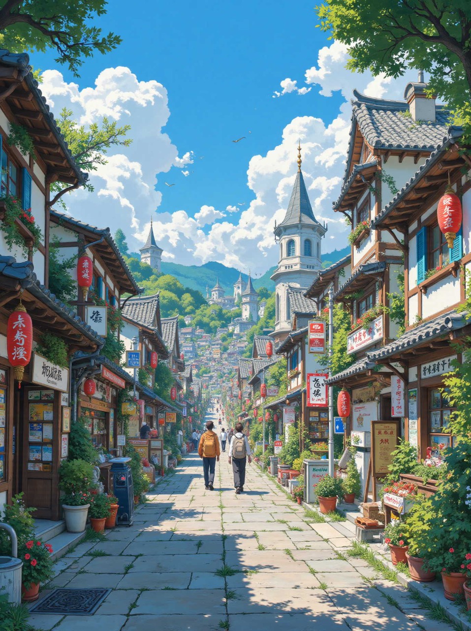 和洋折衷 — かあかあさんのAIイラスト