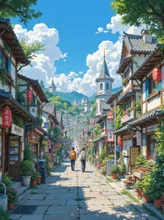 和洋折衷 — かあかあさんのAIイラスト