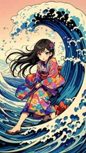 浮世绘 — SUPPART 06♛応援団さんのAIイラスト