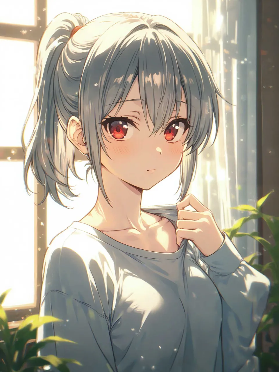 柔らかな光に包まれる妖神 — 自己満工房さんのAIイラスト