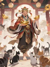 福の神は猫が好き