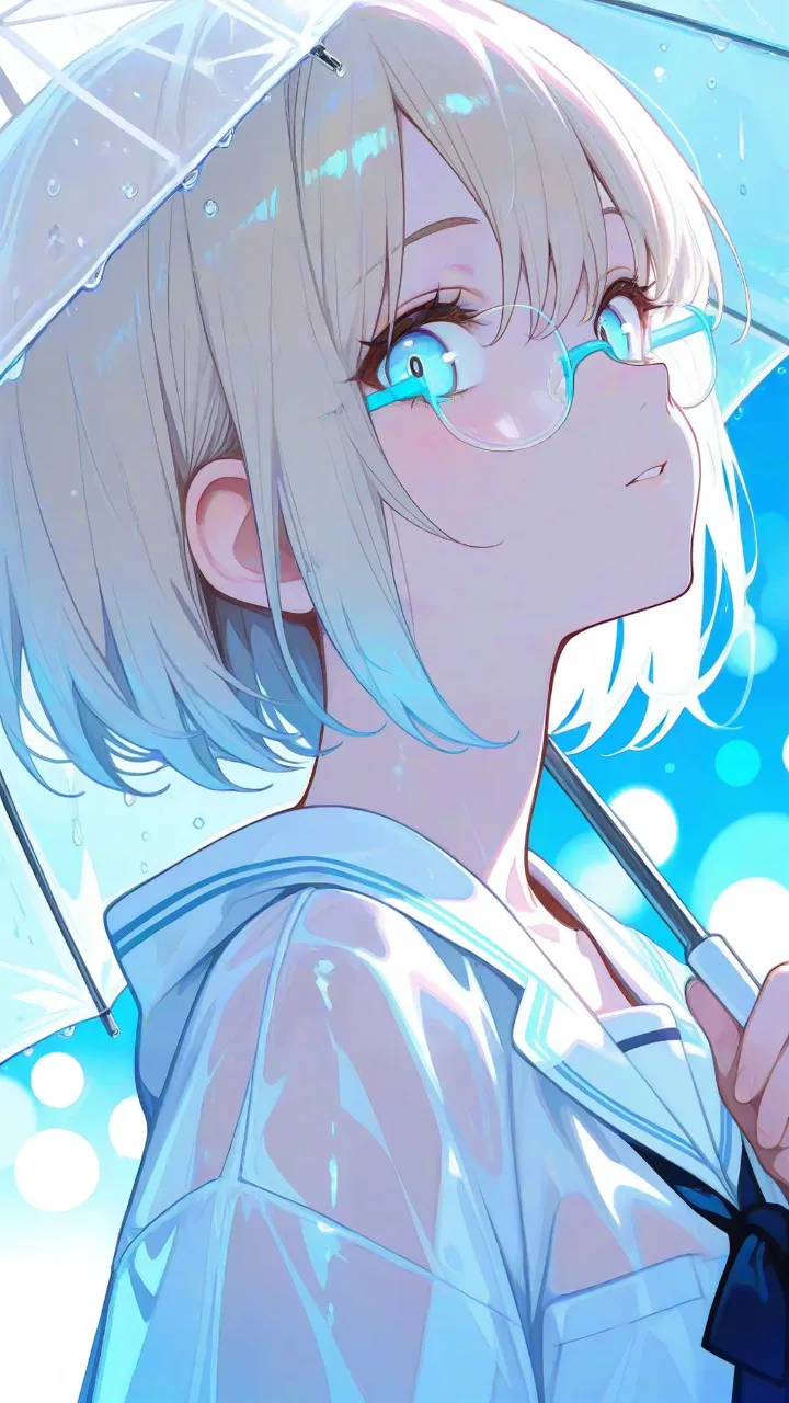 茜色の夕立・眼鏡の委員長
