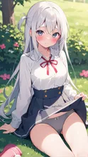暑すぎて、人目のないところでつい仕方なく — SUPP431457745さんのAIイラスト