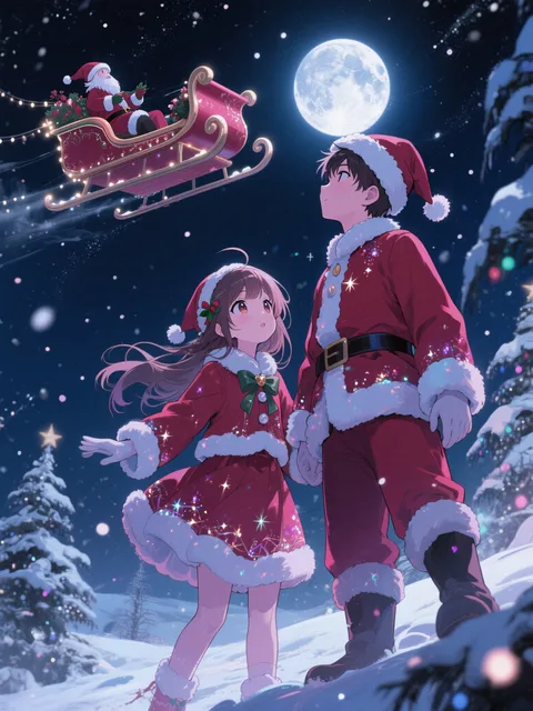 ✧*。🎄𝐌𝐞𝐫𝐫𝐲𝐂𝐡𝐫𝐢𝐬𝐭𝐦𝐚𝐬🎄✧*。のAIイラスト - SUPPART