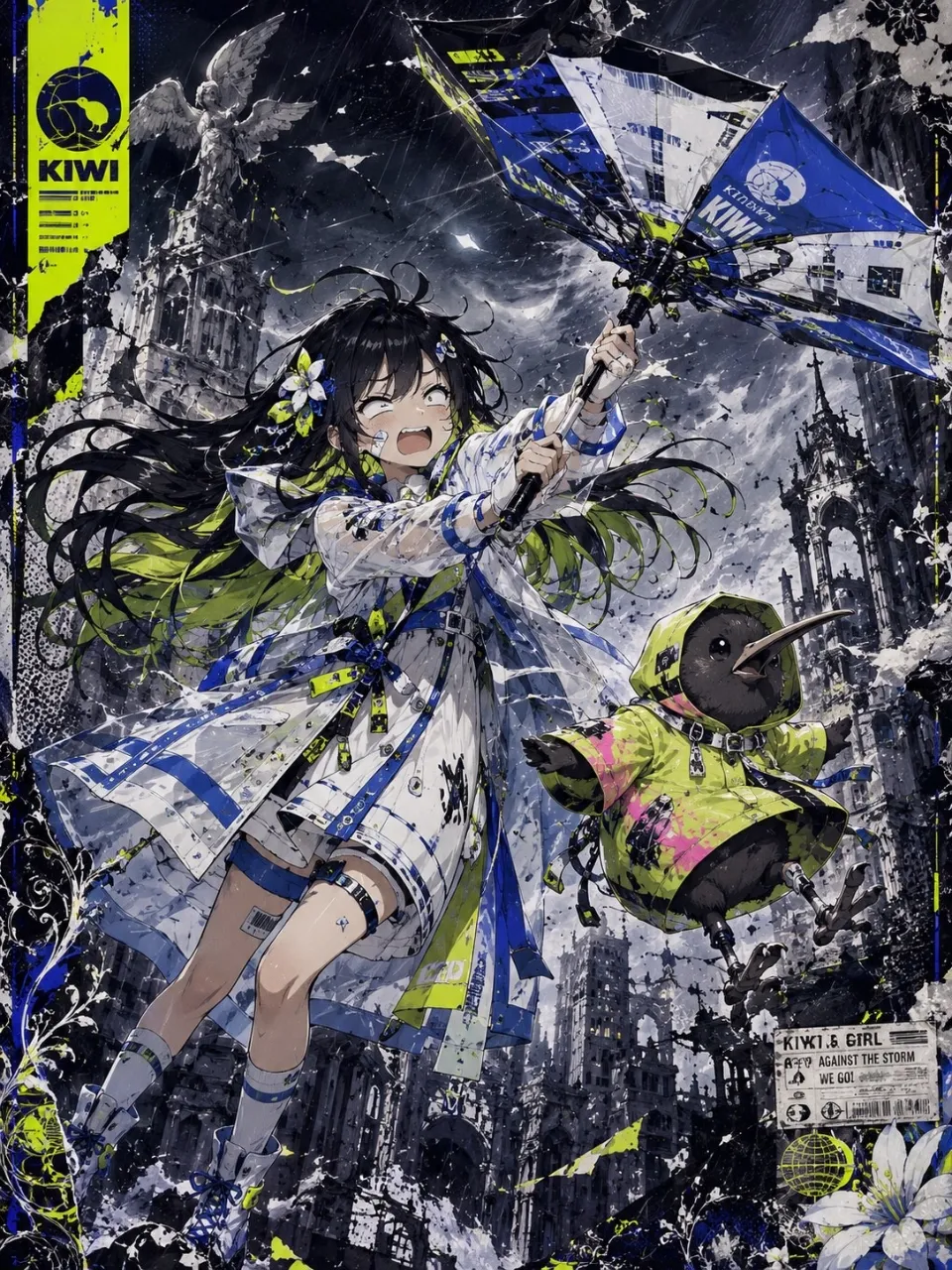 暴風雨 — no nameさんのAIイラスト