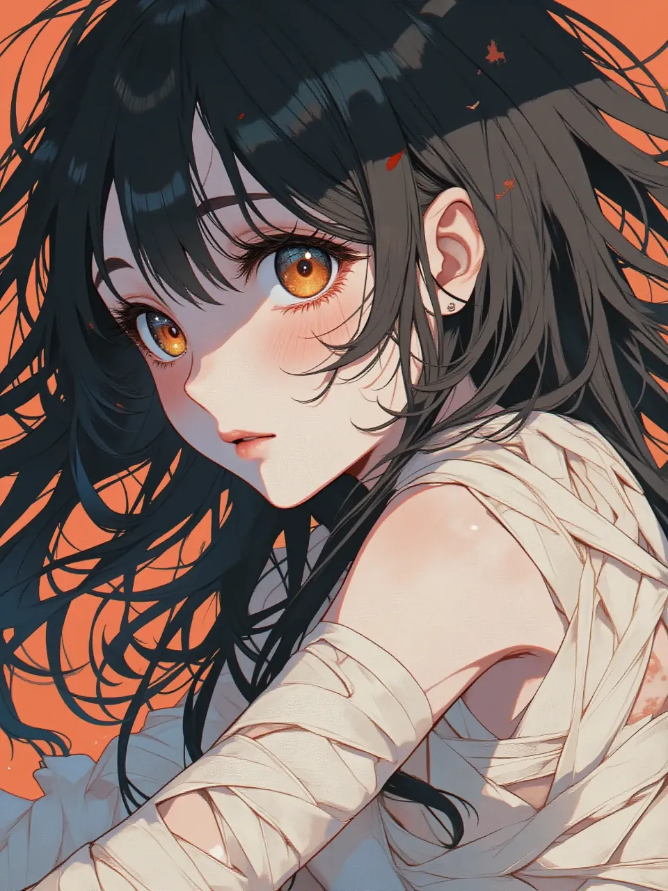 ゾンビ娘2 — 怠け者さんのAIイラスト