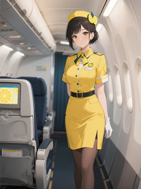 綺麗なCAさん