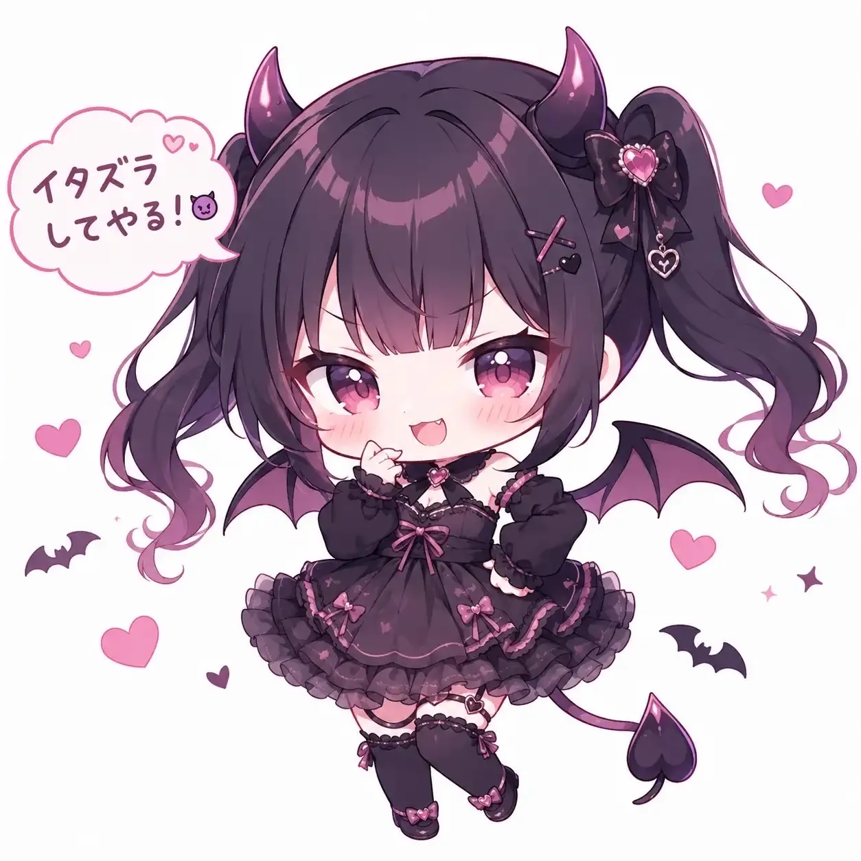 イタズラしてやる！😈💗 — ぴつさんのAIイラスト