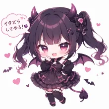 イタズラしてやる！😈💗 — ぴつさんのAIイラスト