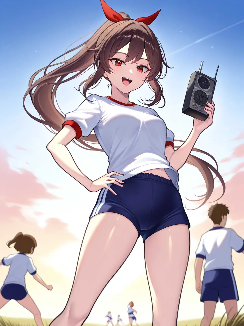そろそろ体操始めるよ〜集まって