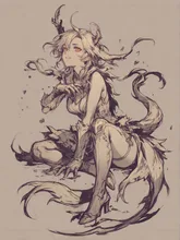画像生成チャレンジ·強い女 の投稿作品
