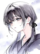 ふと、気がついたら髪も服も雨に濡れていた