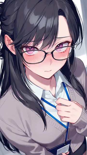 メガネのOLさん