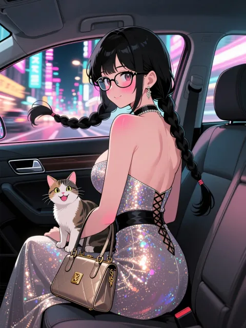 「穂蔵 灯子(ほのぐら とうこ)」と夜のドライブ?!
