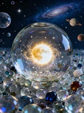 ガラス玉の太陽