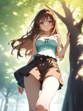 木漏れ日の並木道③