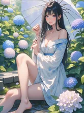 初夏と紫陽花