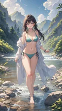 真夏の美女