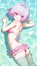 サブキャラのみつきちゃんの水着❣️（スク水も似合う）