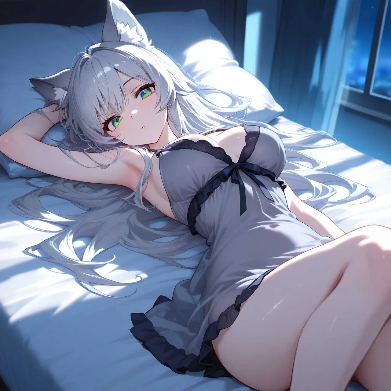 一緒に寝よ? — パランさんのAIイラスト