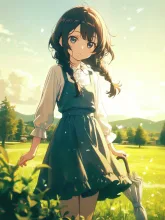 三つ編みの君·夏の木漏れ日 の投稿作品