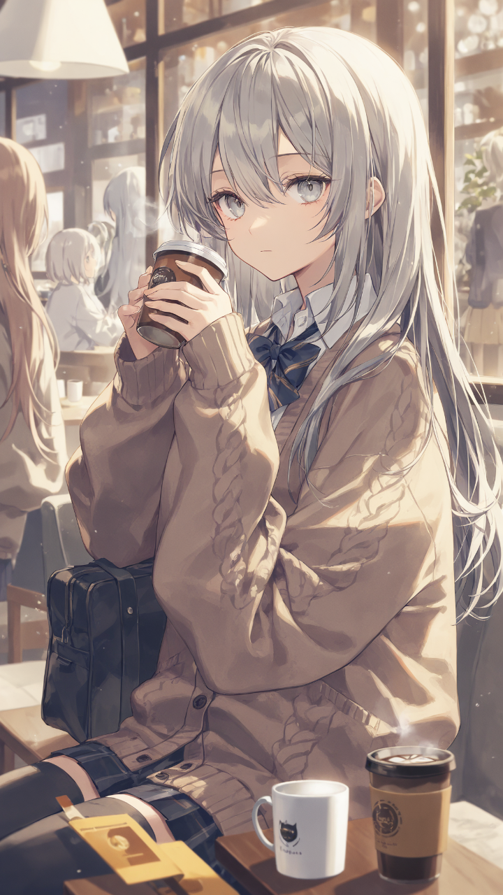「　あんたも飲む？　」