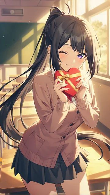 彼女からのチョコのAIイラスト - SUPPART