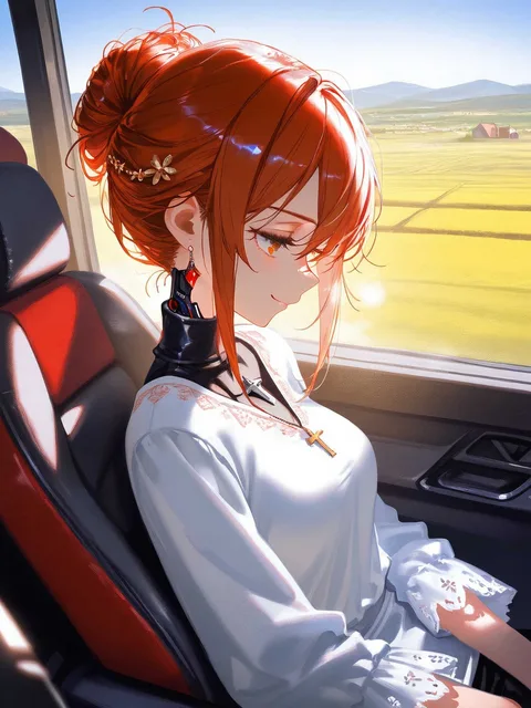 車からの景色