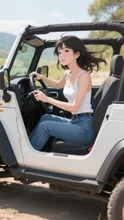 オフロードで風を感じる