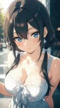 黒髪とツインテール — 黒髪イラストのAIイラスト|SUPPART