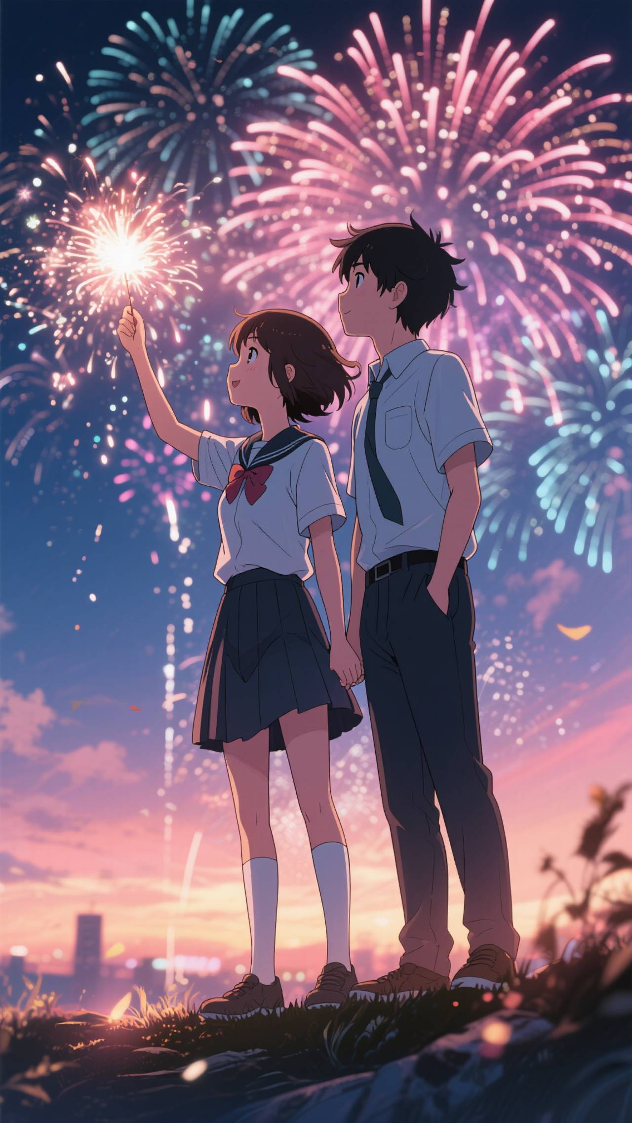 青春花火 — すみれさんのAIイラスト